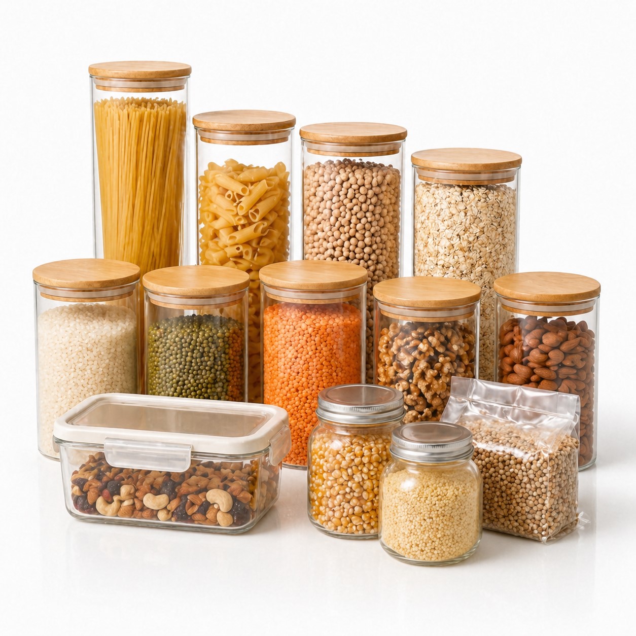 Non-branded shelf-stable grocery products